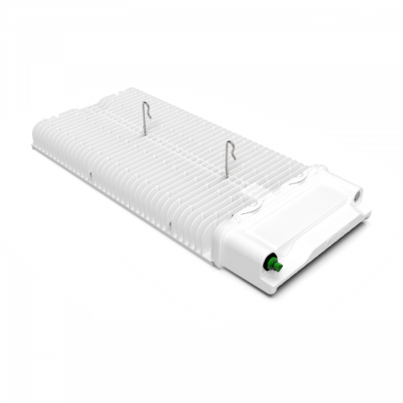 White cannabis lighting controller for LED grow lights in commercial cultivation.