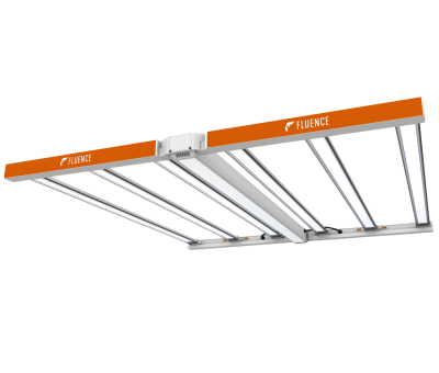 Fluence LED cannabis grow light fixture for commercial cultivation science.