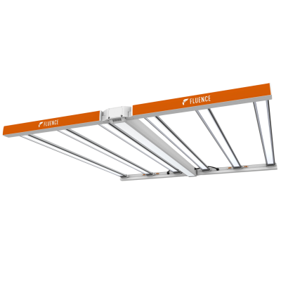 Fluence LED cannabis grow light fixture for commercial cultivation science.