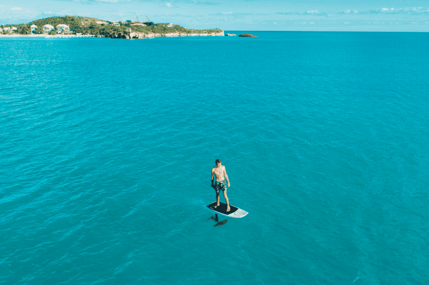 Turks and Caicos Watersports Activities And Rentals For EFoil Excursions