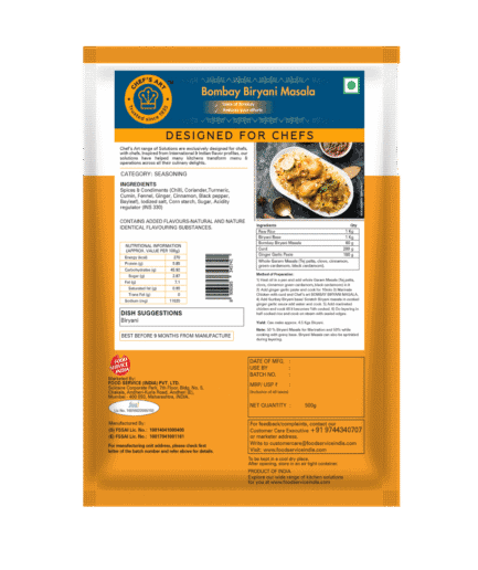 Chef's Art Bombay Biryani Seasoning