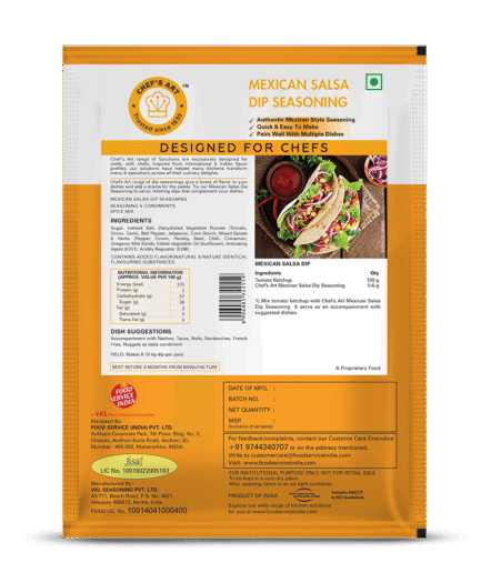 Chef's Art Mexican Salsa Dip Seasoning