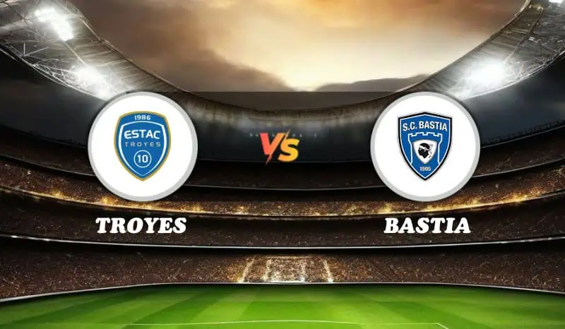 Troyes vs Bastia Highlights