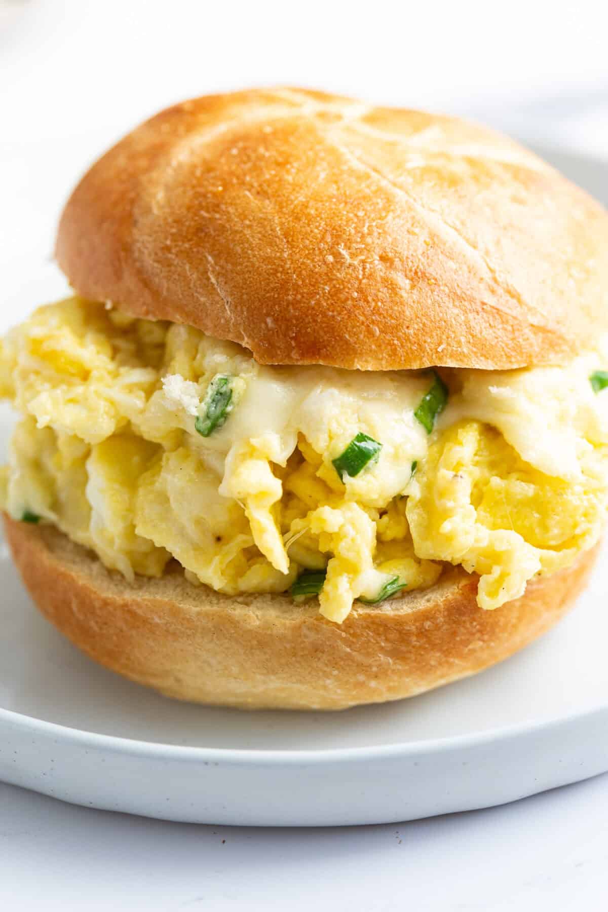 Eggs and mozzarella.