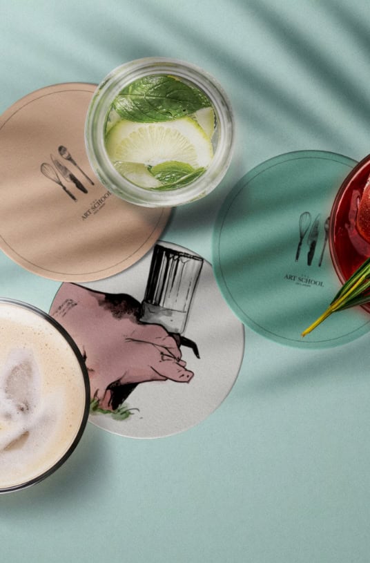 Restaurant brand identity and digital design by Fore Studio