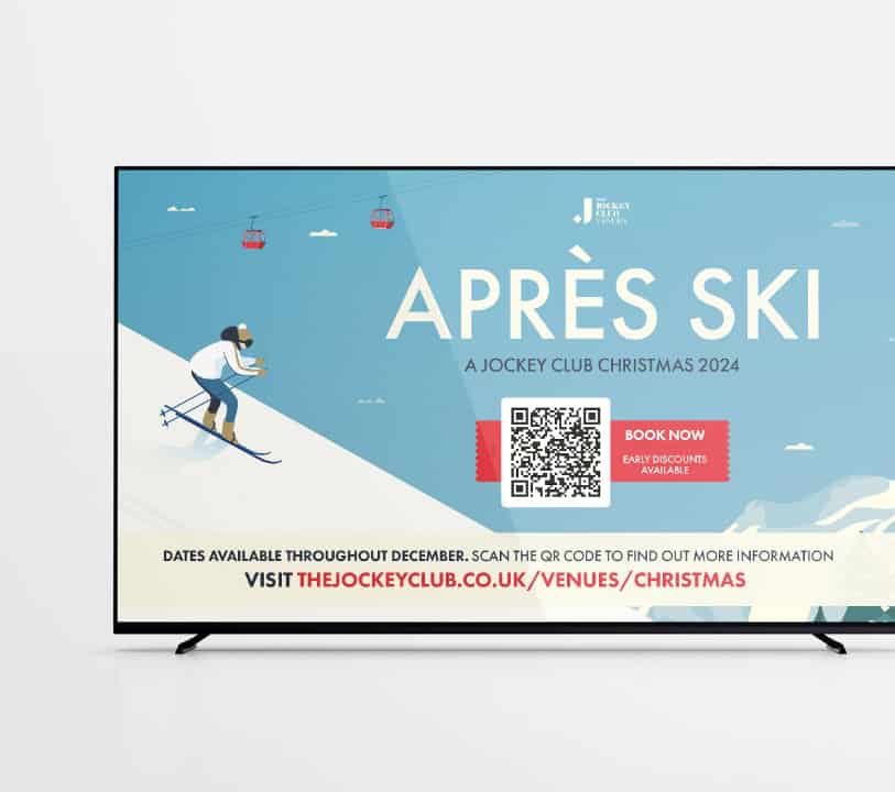 The Jockey Club Apres Ski tv screen artwork