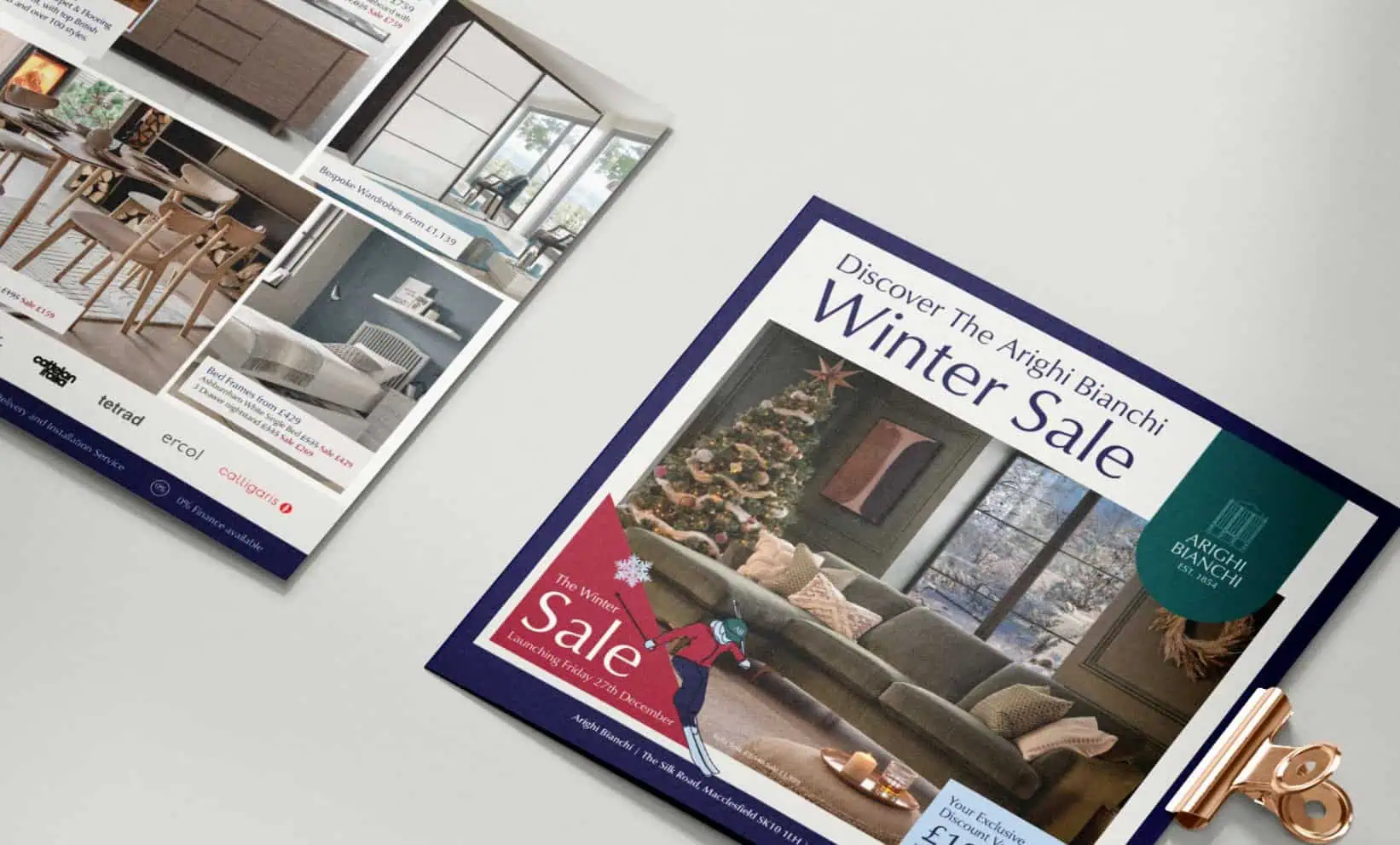 Arighi Bianchi creative campaign for luxury interiors retailer