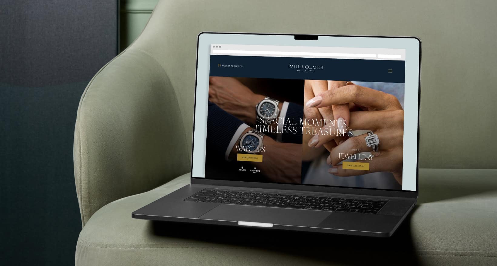 High-end digital design for jewellery brand