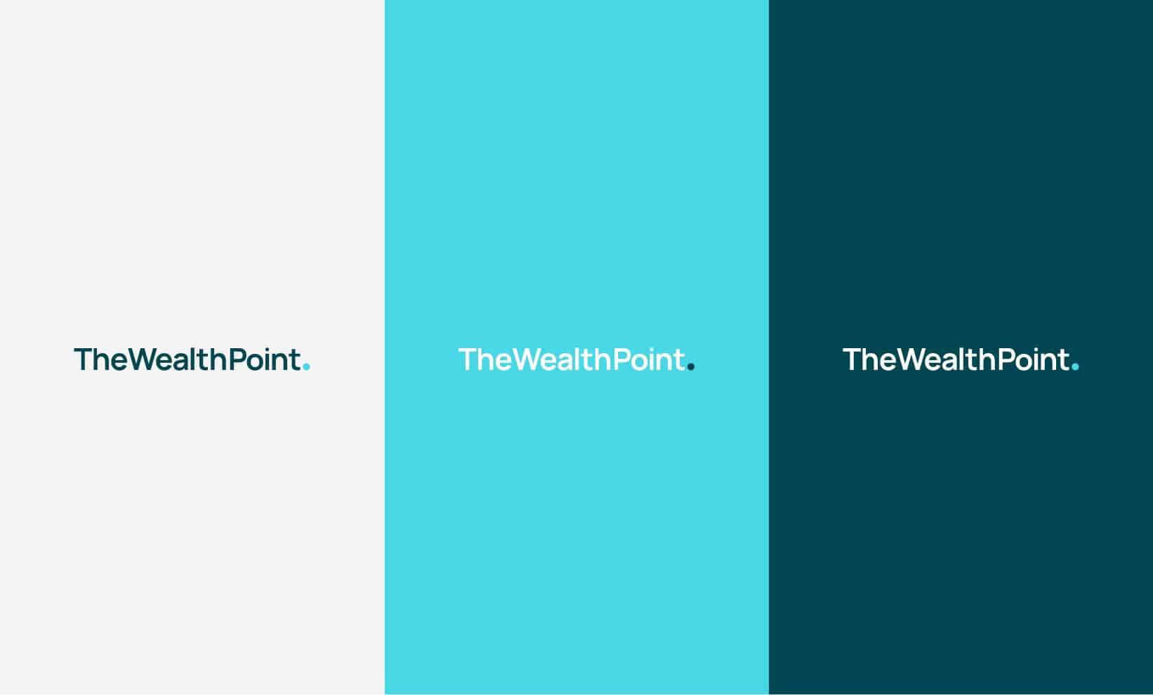 The Wealth Point luxury financial branding and identity design