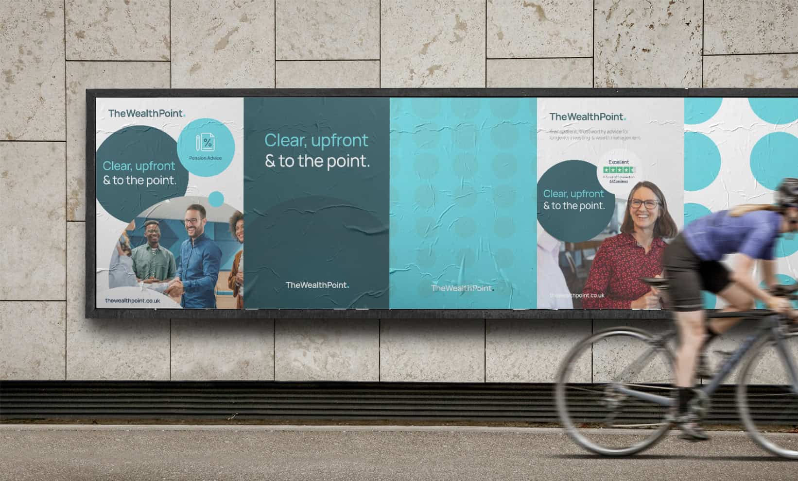 Creative campaign design for luxury financial brand