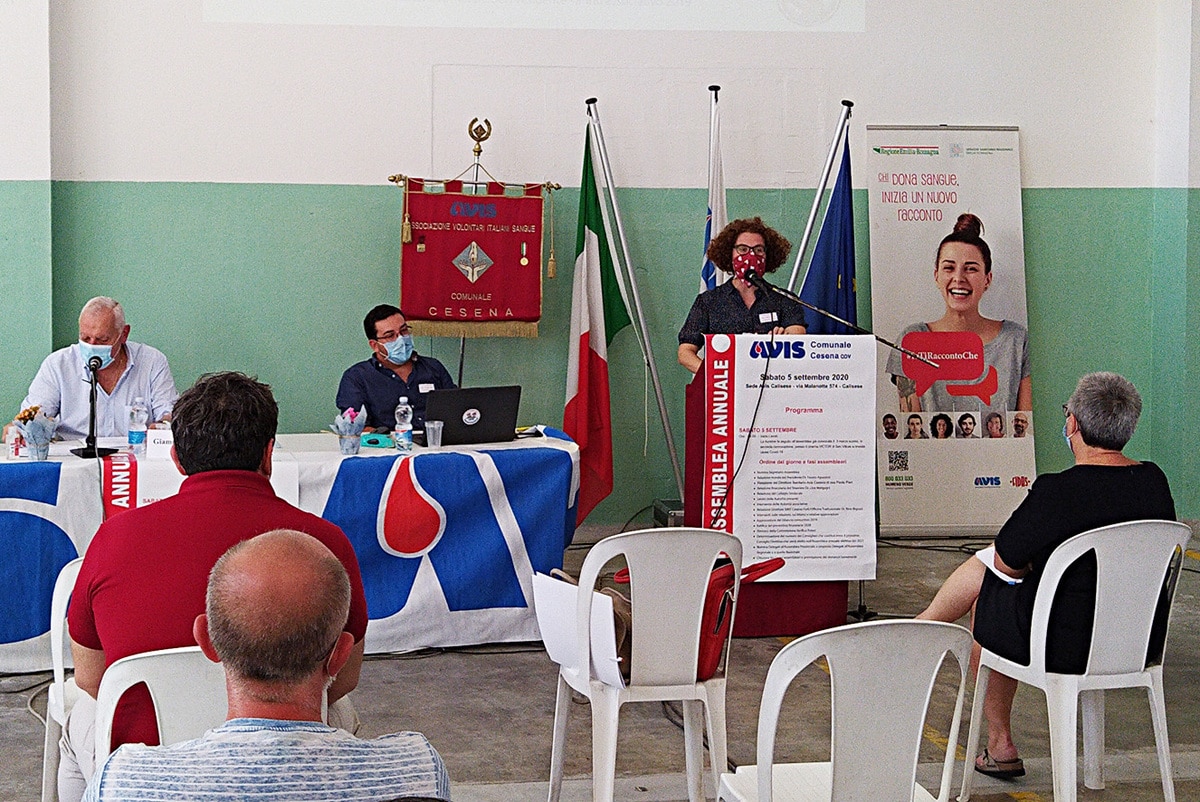 L'intervento dell'assessora Labruzzo durante l'Assemblea