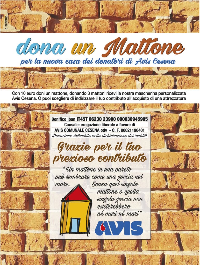 Locandina dona un mattone