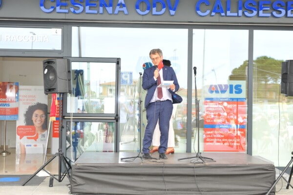 Inaugurazione della nuova sede Avis: l'intervento di Maurizio Pirazzoli, presidente regionale Avis Emilia Romagna