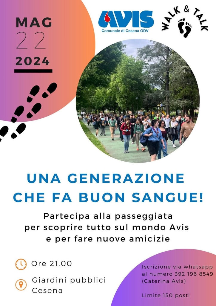 passeggiata W&T 22 maggio
