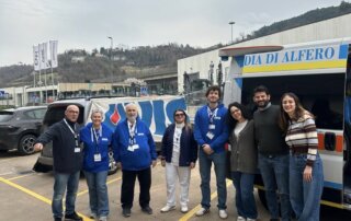 Ambulanza e volontari di Avis alla CNH International