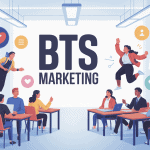 BTS marketing illustration étudiants commerce digital