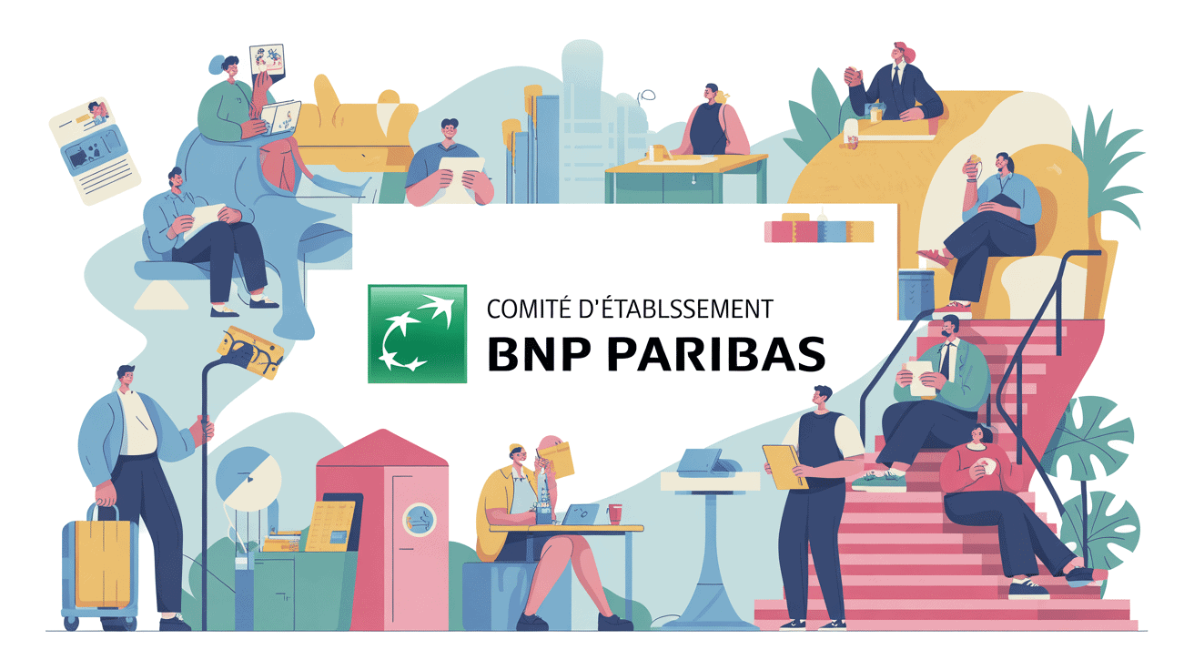 comite etablissement bnp paribas illustration avantages sociaux