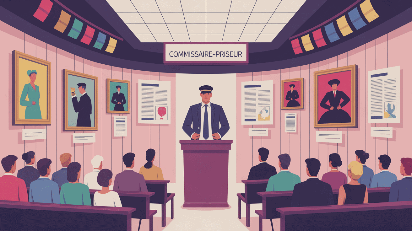 comment devenir commissaire priseur illustration globale art droit enchères