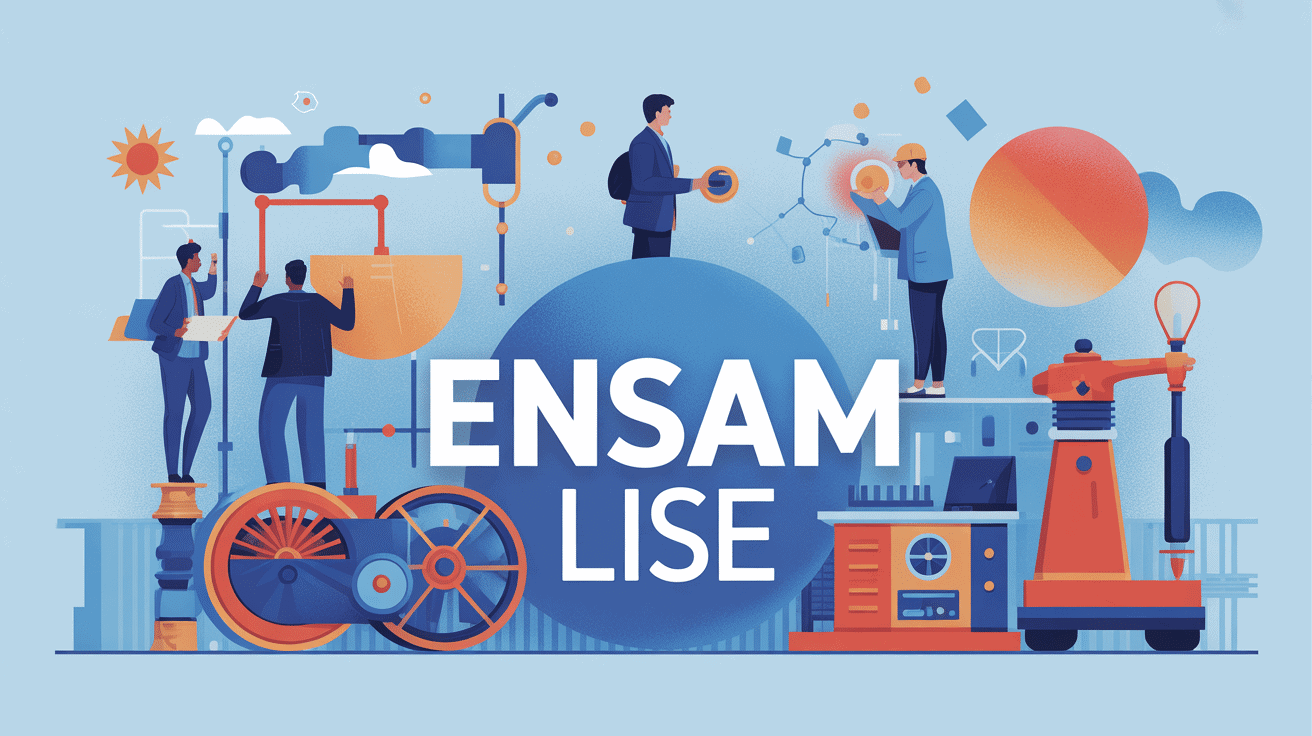 illustration campus ensam lise étudiants ingénieur