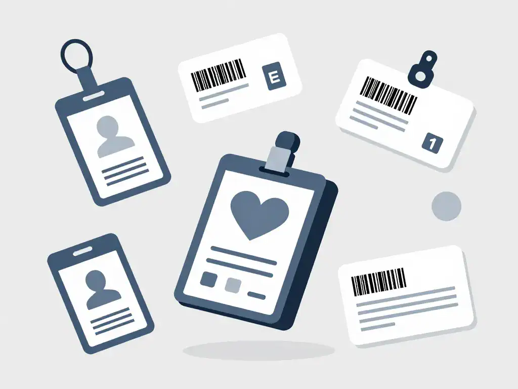 exemple de numéro matricule contextes badges dossiers