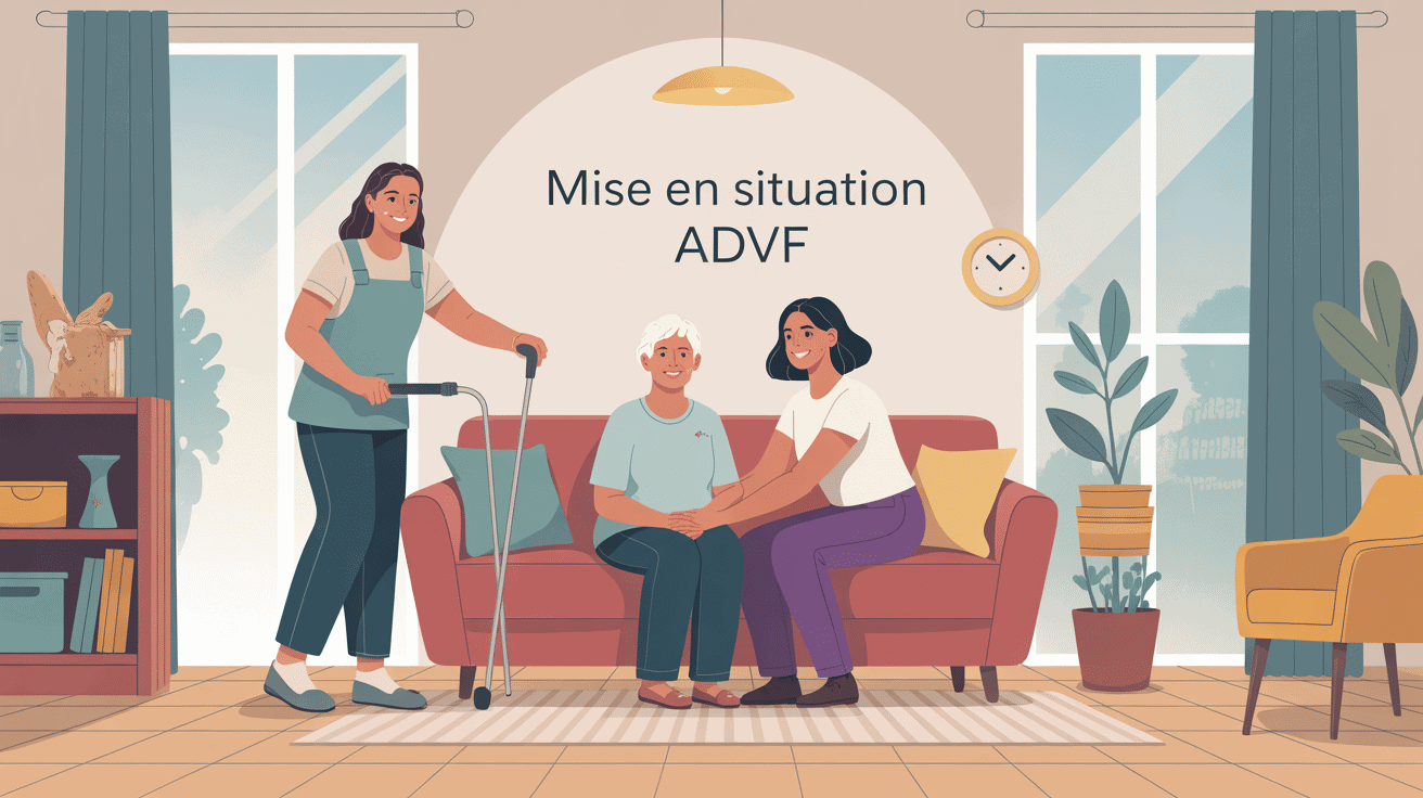 exemple mise en situation advf assistante aidant une personne âgée