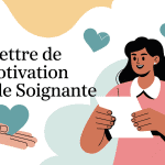 Illustration lettre de motivation aide soignante ambiance professionnelle
