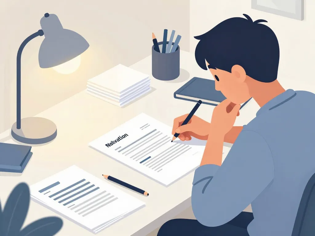 rédaction lettre de motivation stage seconde élève structuré