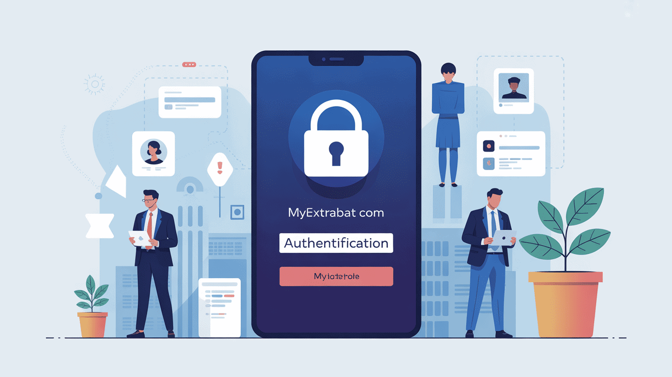illustration myextrabat com authentification sécurité