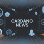 Cardano news illustration blockchain futuriste