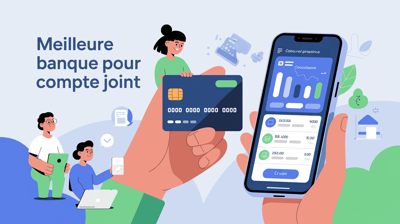 Meilleure banque pour compte joint personnes partageant carte et application