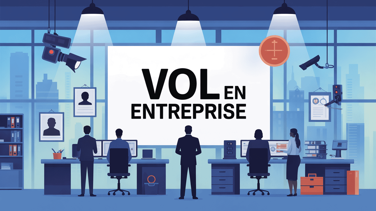 suspicion de vol en entreprise que faire scène bureau sécurité