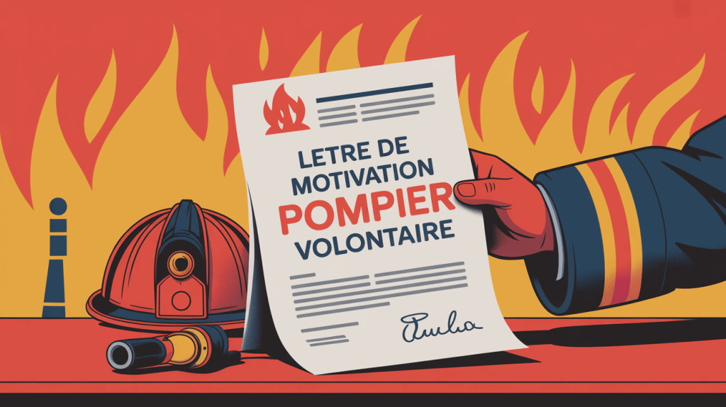Lettre de motivation pompier volontaire : exemples, structure et conseils concrets