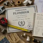 formation pour plombier vue atelier outils diplôme