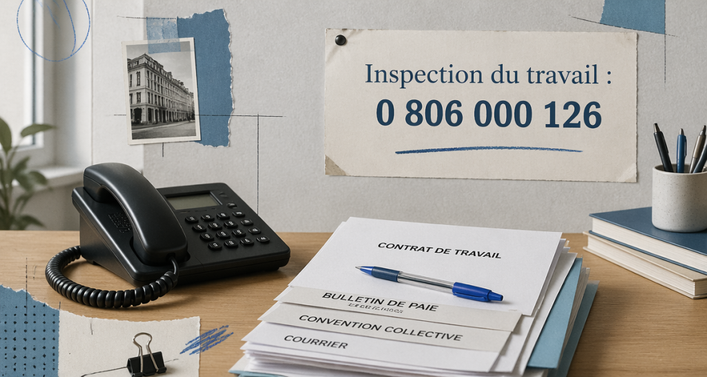 Inspection du travail : le 0 806 000 126, les documents indispensables et les limites du service