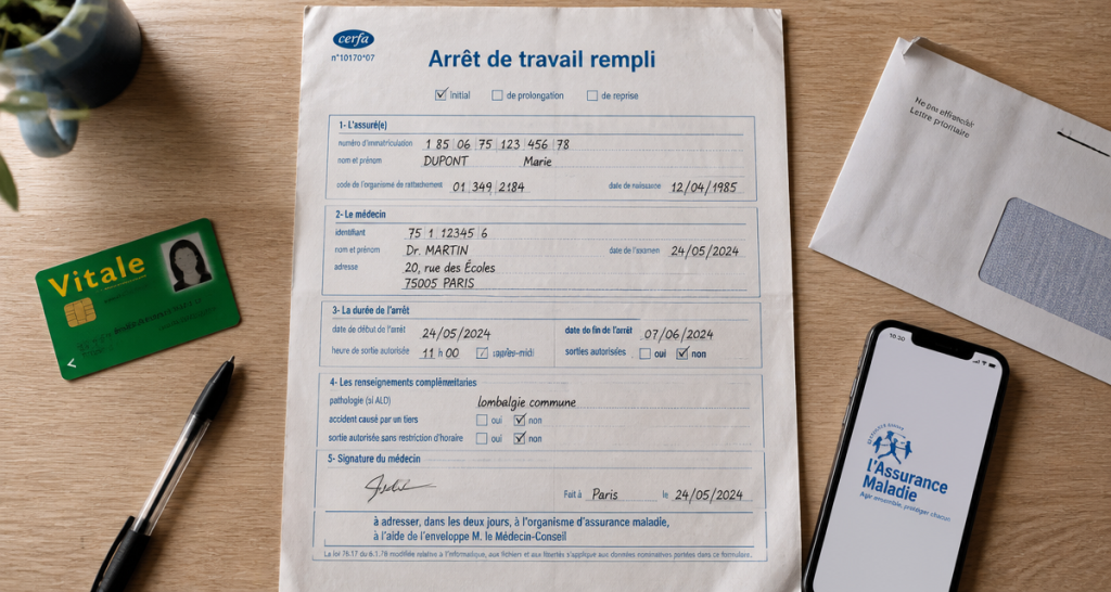 Arrêt de travail : 48h pour agir et 3 erreurs fatales à l&rsquo;indemnisation