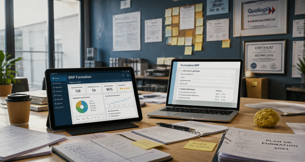 erp pour centre de formation bureau moderne
