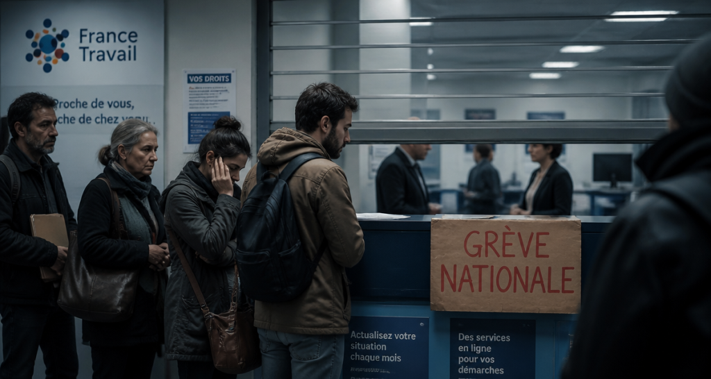 Grève à France Travail : 200 millions d’euros de coupes et 700 postes supprimés en 2025