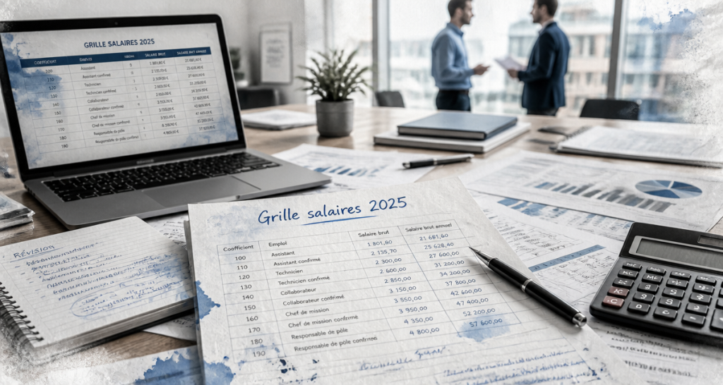 Grille de salaire expert-comptable 2025 : comprendre les coefficients et le calcul des points