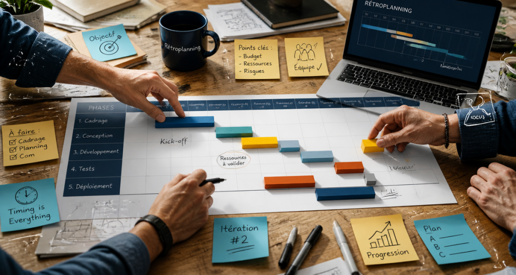Logiciel de rétroplanning : 4 critères pour sécuriser vos dates de livraison