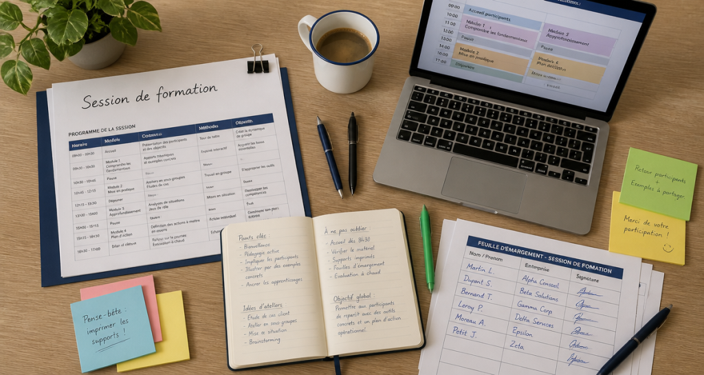 Session de formation : 5 étapes pour structurer, animer et valider la montée en compétences