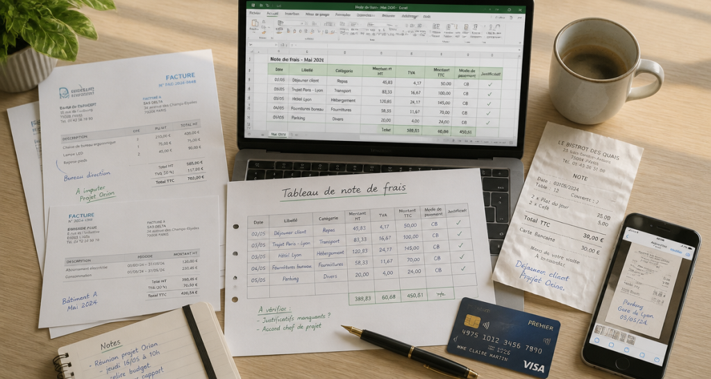Tableau de note de frais : 6 mentions obligatoires pour sécuriser vos remboursements