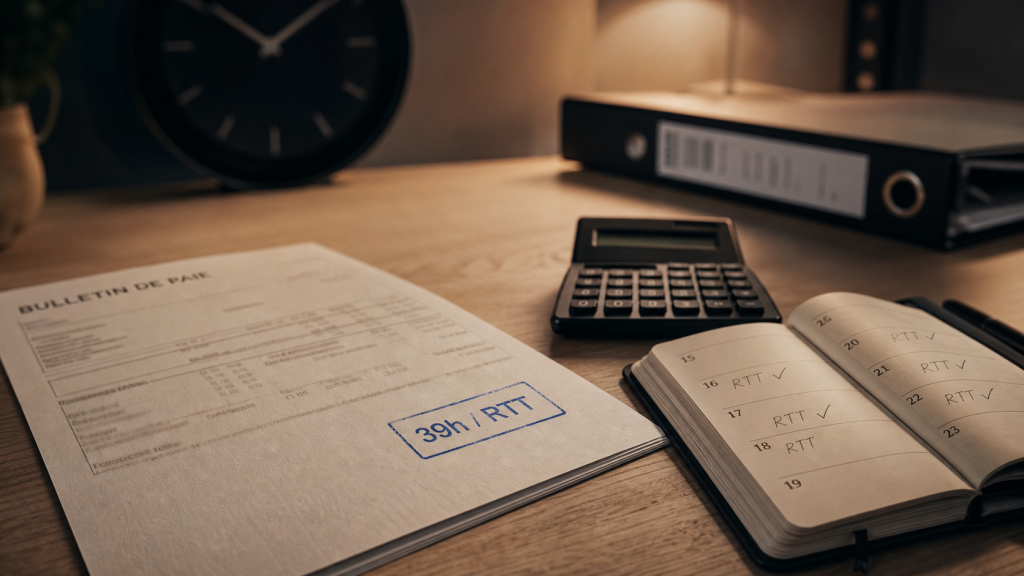 Contrat 39h : comment calculer précisément vos 2 jours de RTT par mois
