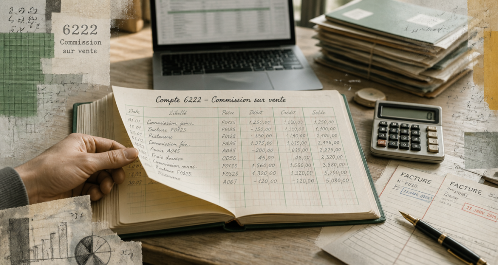 Comptabilisation des commissions sur vente : maîtriser le compte 6222 et la TVA