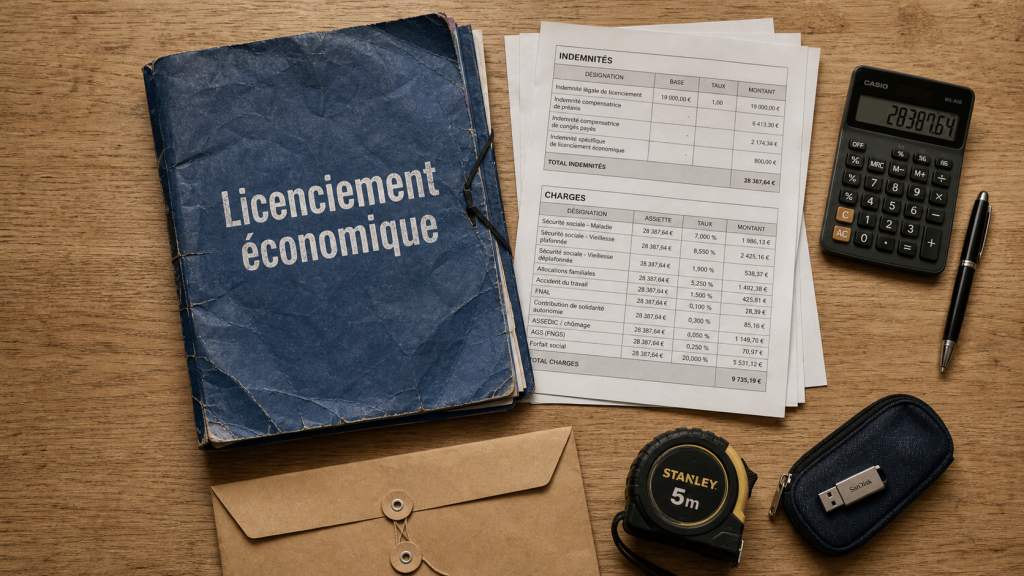 Licenciement économique : calcul des indemnités et 4 surcoûts cachés à anticiper