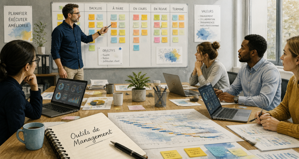 Outils de management : 6 leviers pour piloter vos équipes sans micro-management