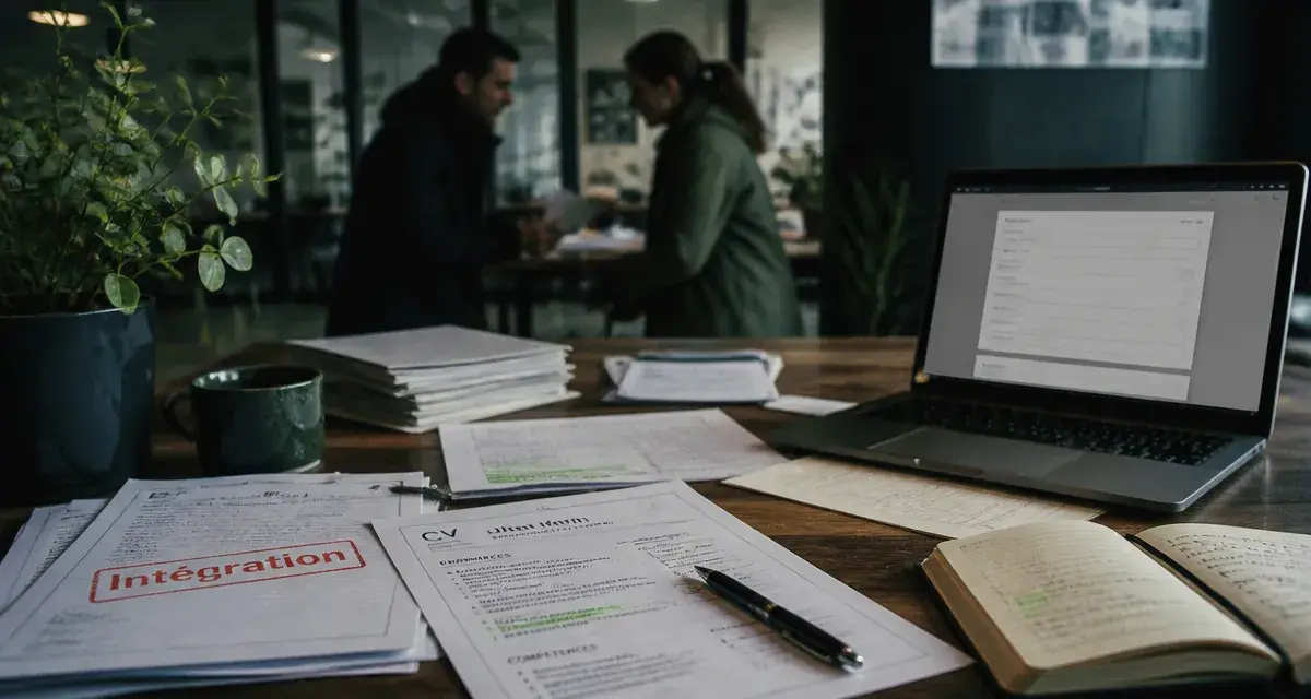 Pôle emploi recrutement conseiller France Travail en open-space
