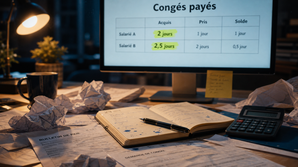 Arrêt maladie et congés payés : 2 jours, 2,5 jours et report jusqu’à 15 mois