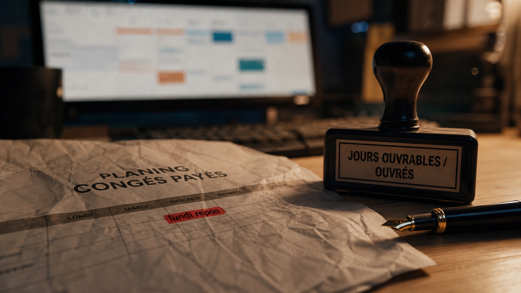 Jour de repos le lundi et congés payés : le bon décompte pour ne pas perdre un jour