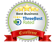 Foyle Legal is awarded Best Business in the field of compensation law by ThreeBestRated Excellence