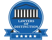 Foyle Legal is a proud recipient of the Lawyers of Distinction recognition for excellence in legal services